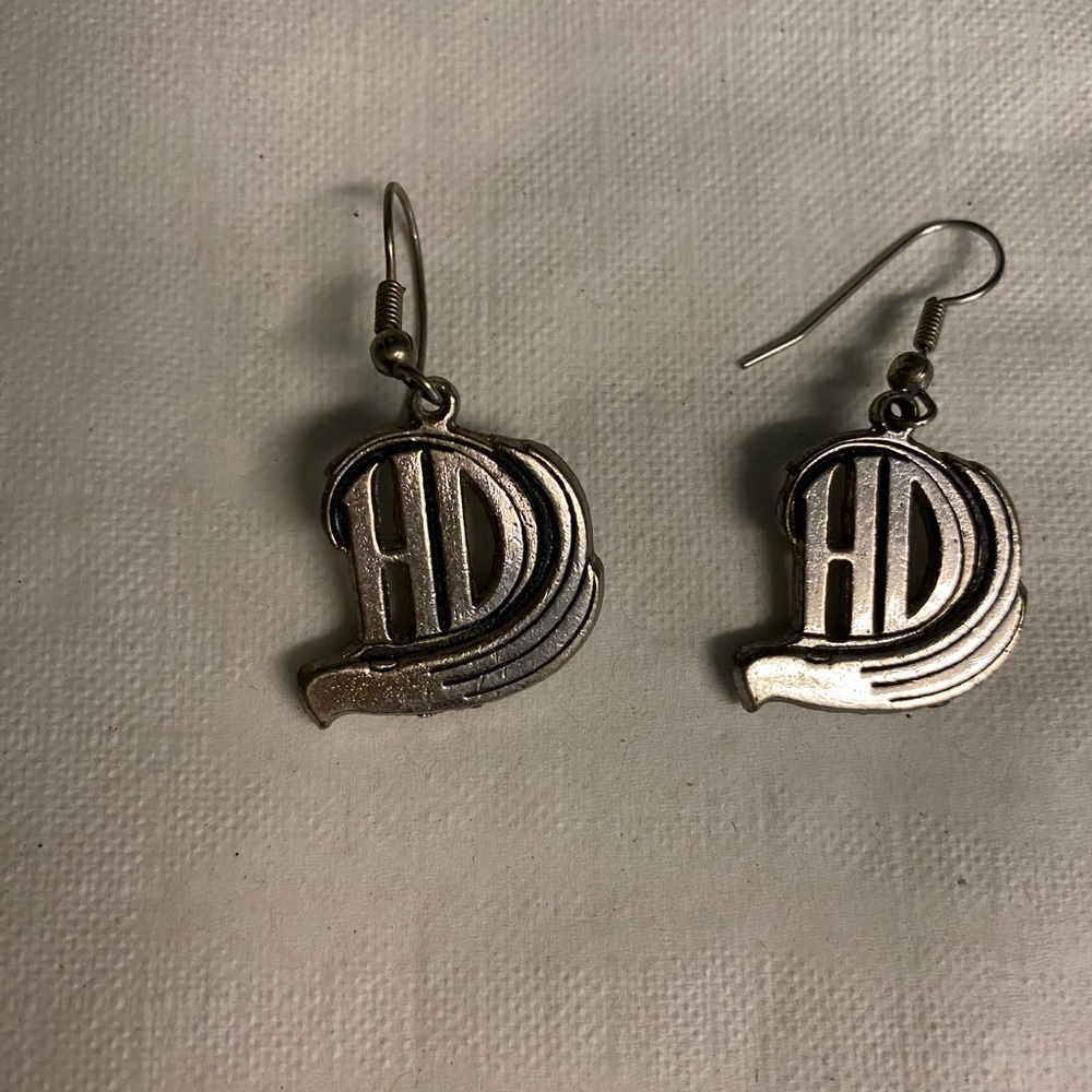Harley Davidson earrings. Officially licensed product. Hypoallergenic material